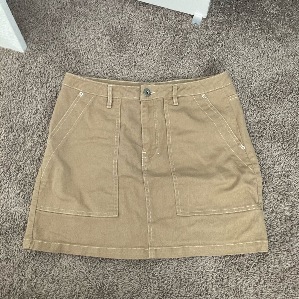 🛍Tan Cargo Skirt🛍